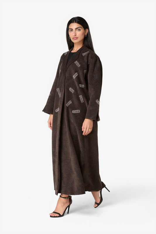 Minimalist Abaya with Subtle Sparkle