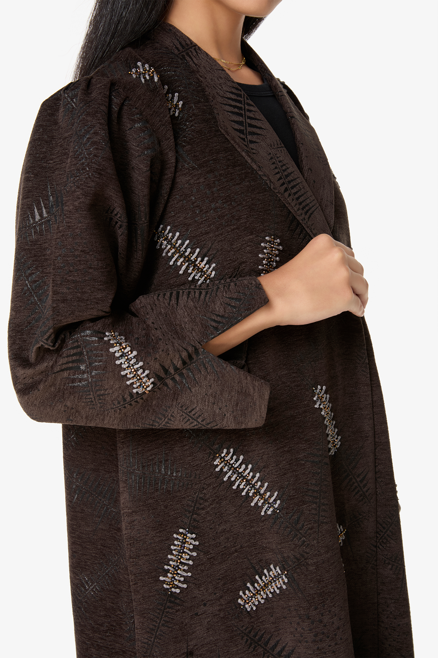 Minimalist Abaya with Subtle Sparkle