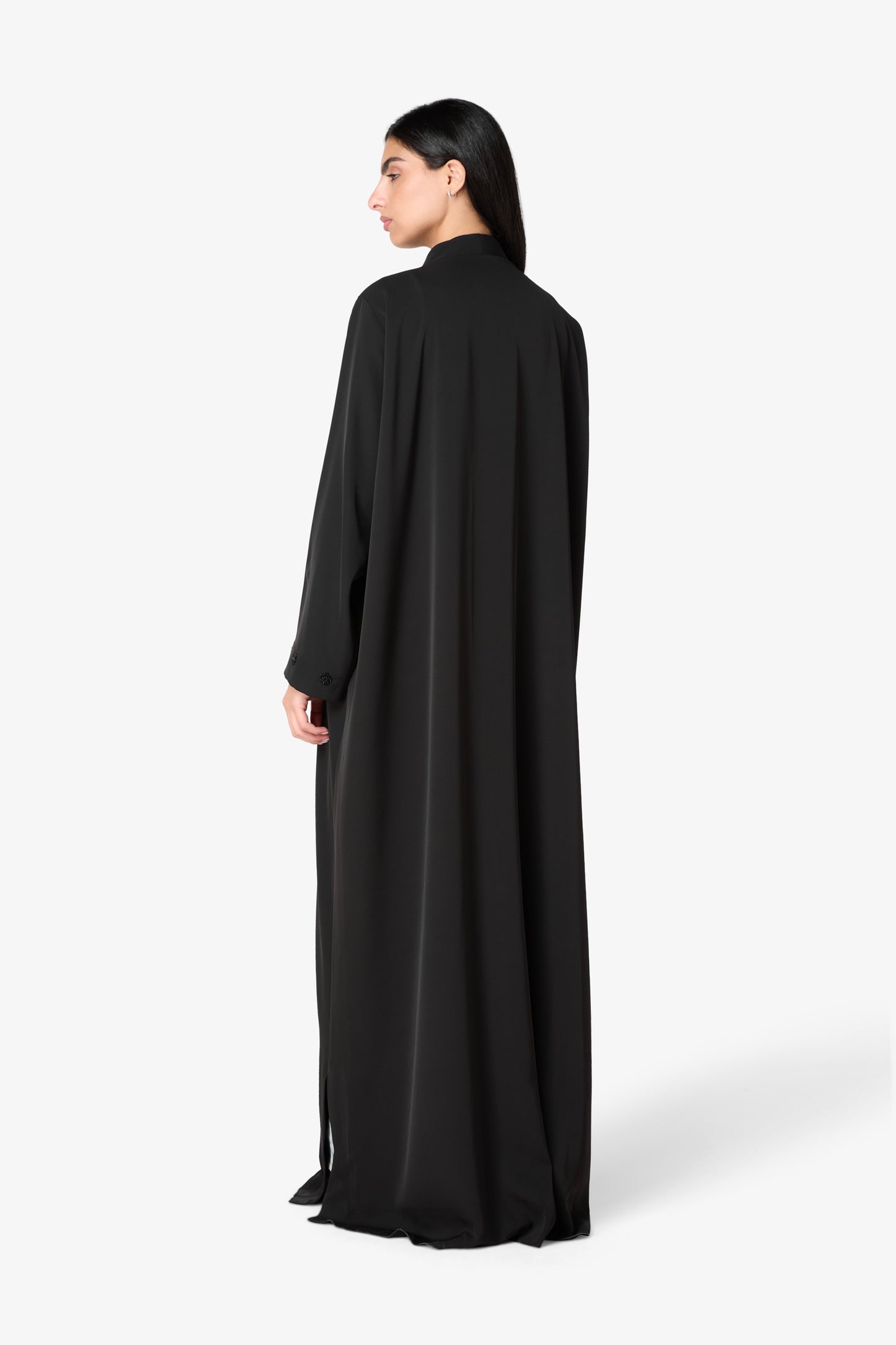 AMAALEEY | Elegant Embroidered Black Abaya